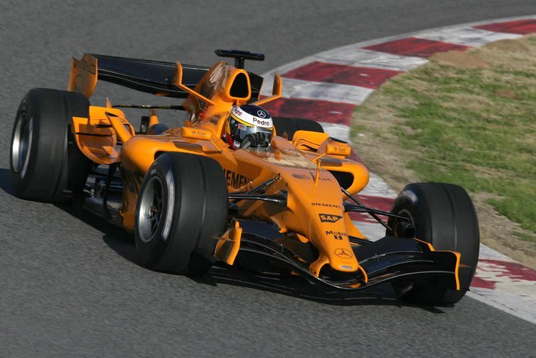 Pedro de la Rosa als McLaren-Testfahrer