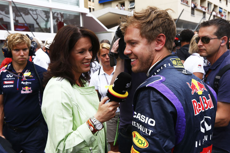 Sebastian Vettel: «Auch ich war am Anfang etwas nervös bei Interviews, zu angespannt, aber das hat sich gelegt»