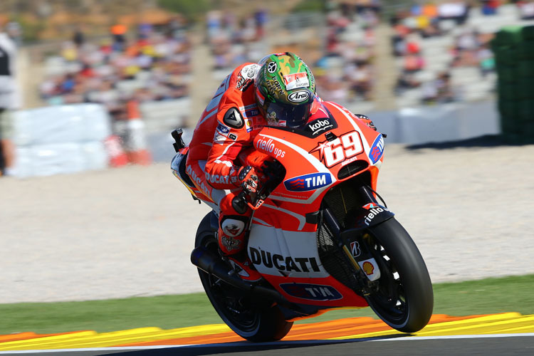 Nicky Hayden: Platz 10 beim letzten Qualifying für Ducati