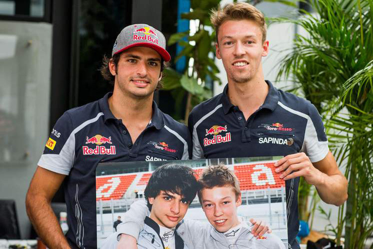 Carlos Sainz und Daniil Kvyat: Gemeinsam gross geworden