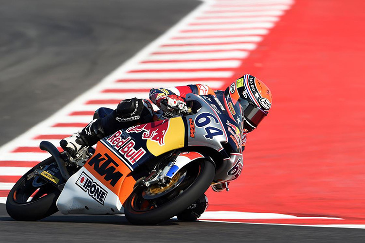 Bo Bendsneyder startet am Samstag von der Pole-Position in das Rennen des Red Bull Rookies Cup