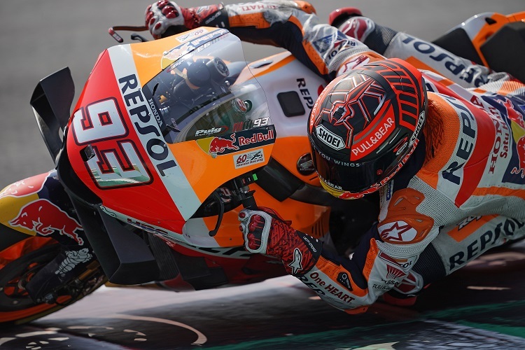 Marc Márquez beim Misano-Test Ende August