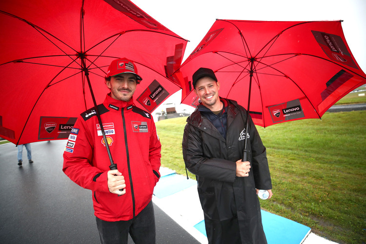 Pecco Bagnaia und Casey Stoner in Australien