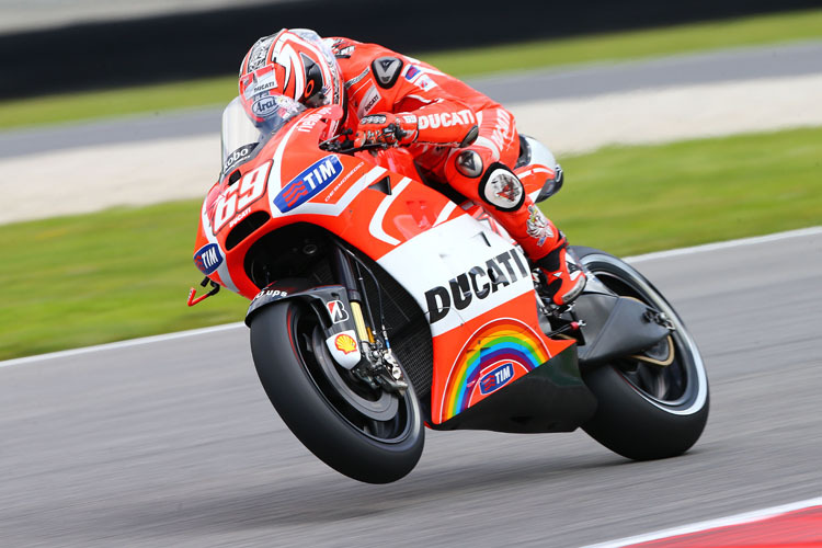 Nicky Hayden auf der Ducati