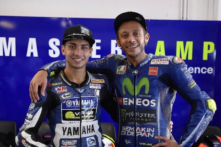 Valentino Rossi und Alfonso Coppola