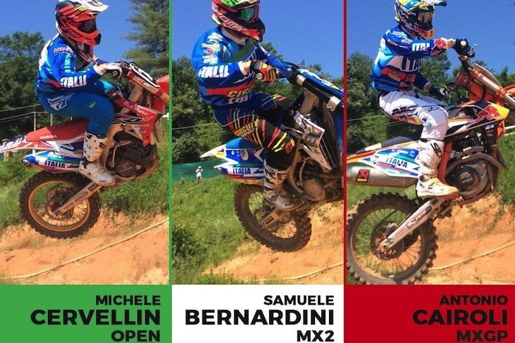 Cairoli, Bernardini und Cervellin werden die italienischen Farben beim MXoN vertreten