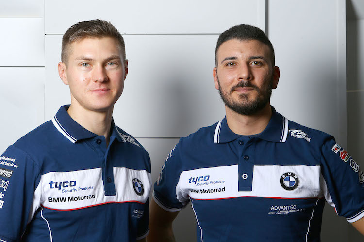 Christian Iddon und Davide Giugliano sollen für BMW in der BSB Ruhm und Ehre einfahren