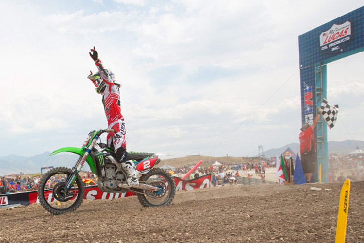 Titel im Sack: Ryan Villopoto ist neuer 450-ccm-Motocross-Meister in den USA