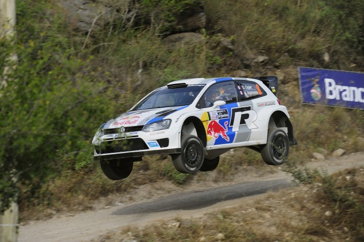 Ogier im Anflug auf den Tagessieg