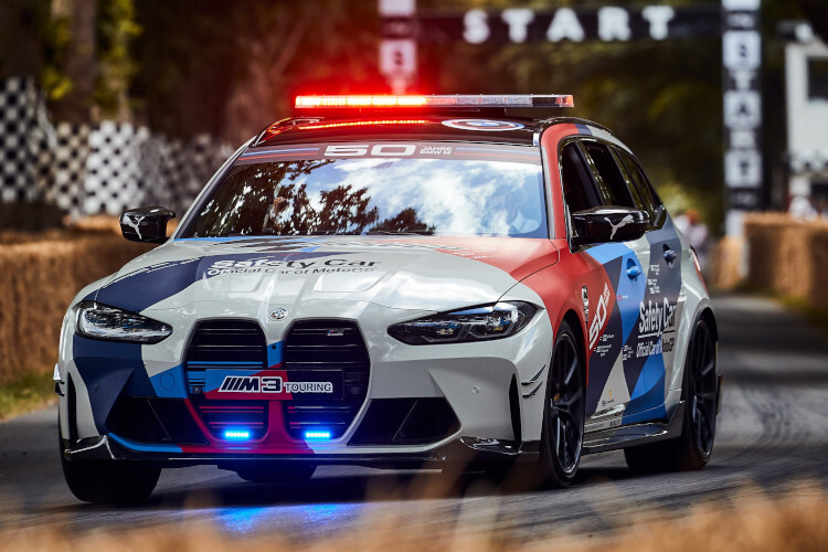 Beim Goodwood Festival feierte das neue Safety-Car Premiere