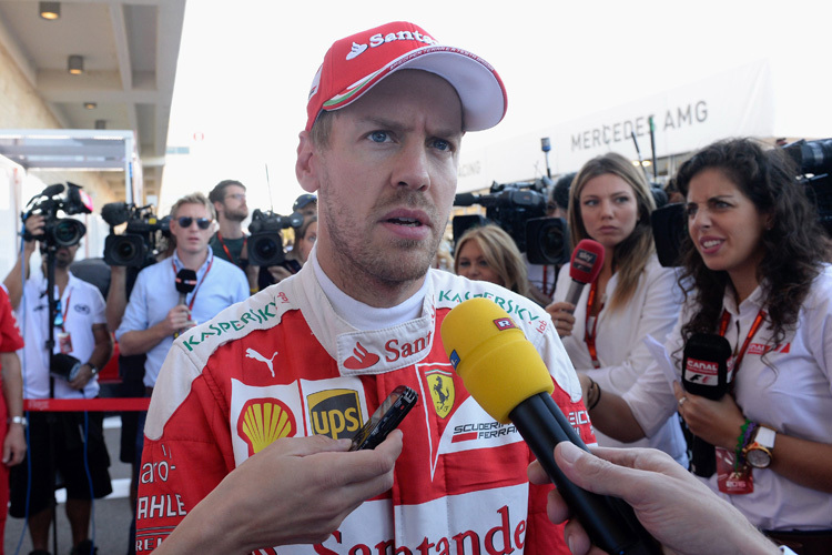 Sebastian Vettel kommt mit einem blauen Auge davon