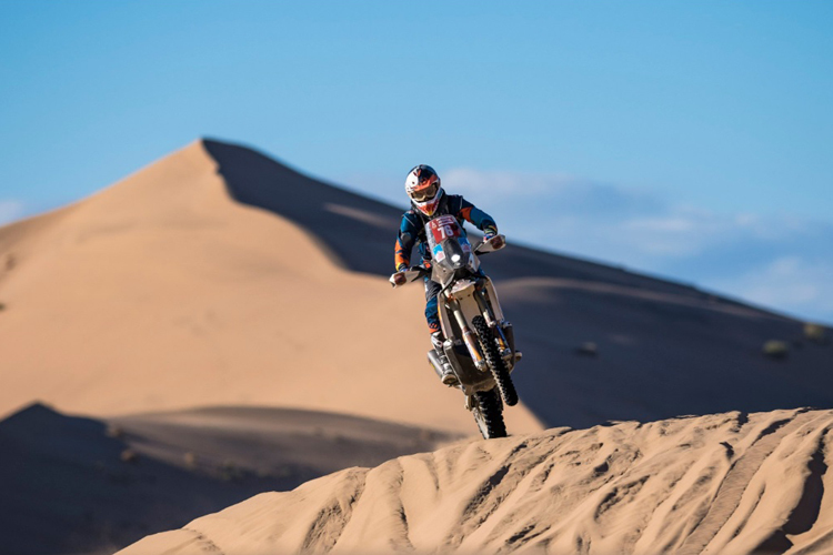 Martin Freinademetz hat das Ziel der 42. Rallye Dakar erreicht