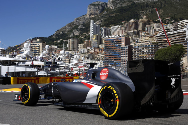 Adrian Sutil im Pech: Im Monaco-Qualifying war nach 18 Minuten Schluss