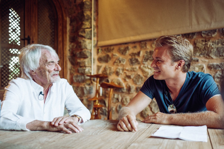 Bernie Ecclestone und Nico Rosberg