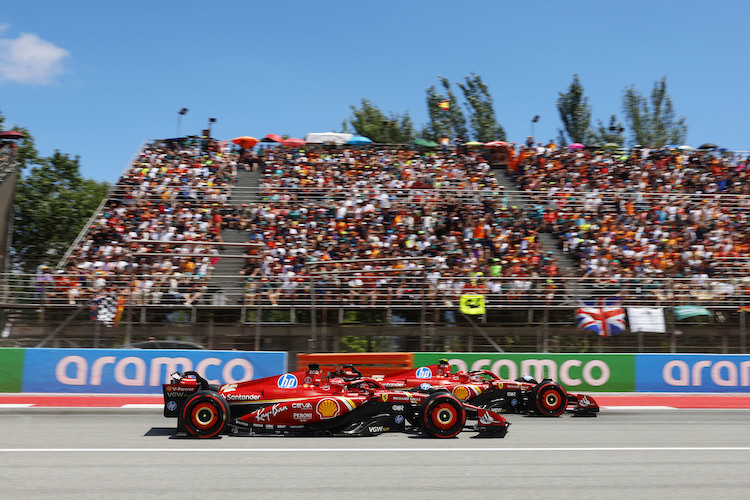 Sainz gegen Leclerc