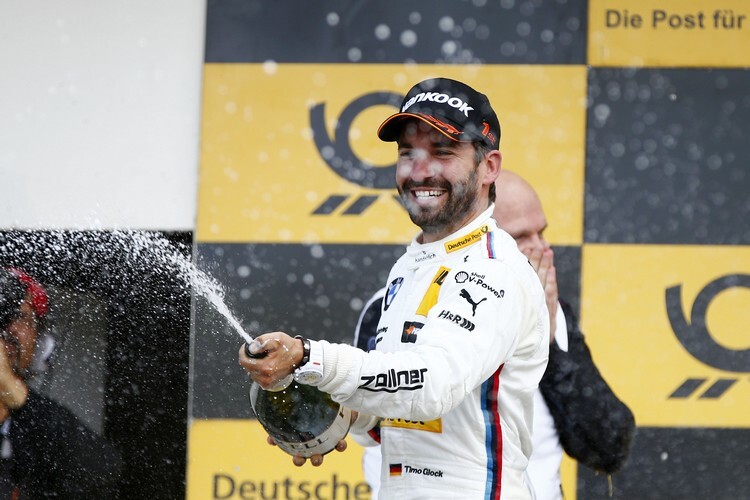 Timo Glock auf dem Podium