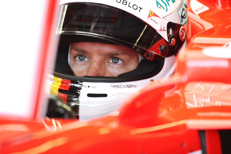 Sebastian Vettel blieb knapp zwei Zehntel langsamer