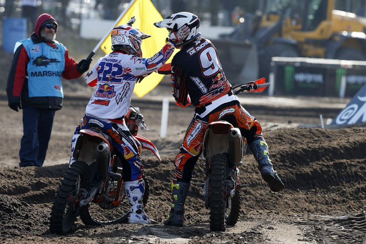 Gut gemacht: Antonio Cairoli und Ken de Dycker mit dem Doppelsieg