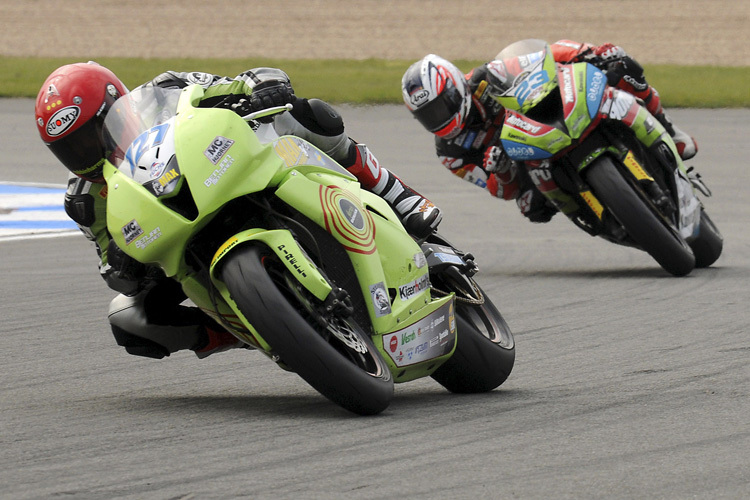 Robbin Harms in Donington: noch vor Broc Parkes