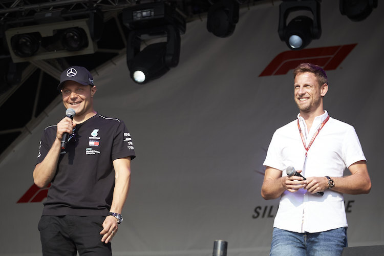 Valtteri Bottas und Jenson Button