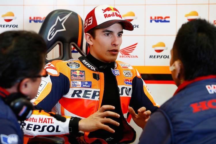 «Die Superbike sind so schnell», wunderte sich Marc Marquez 