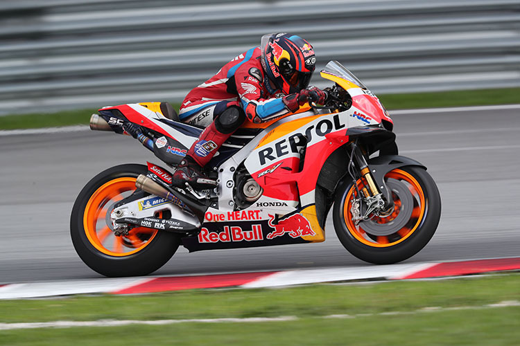 Stefan Bradl fuhr beim Sepang-Test die Honda des verletzten Jorge Lorenzo