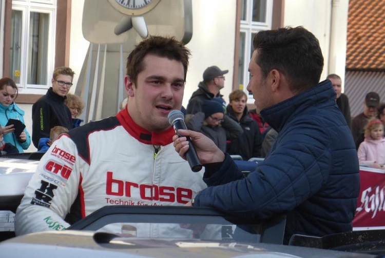 Dominik Dinkel 2020 in der Rallye-EM