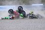 Dominique Aegerter war Opfer einen Startunfalls