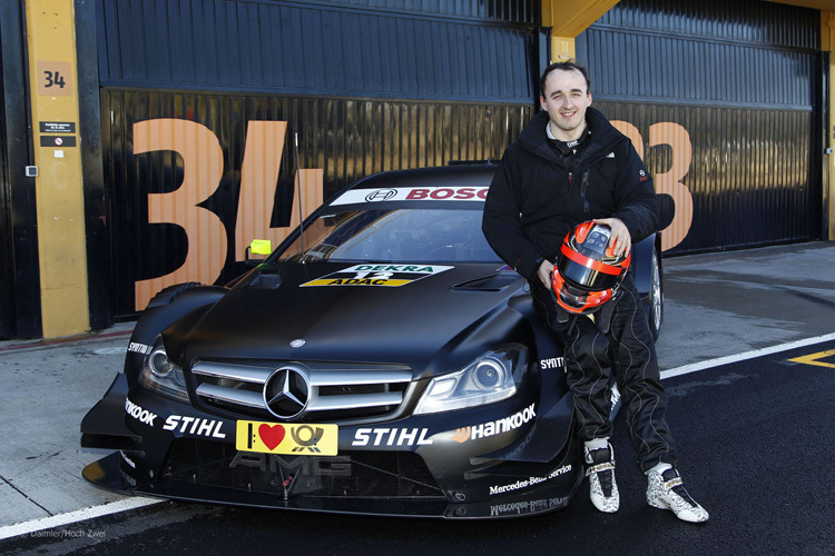 Robert Kubica beim DTM-Test in Valencia 2013