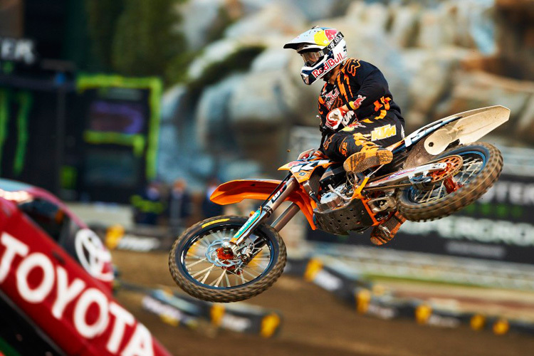 Ken Roczen bei seinem SX-Debut