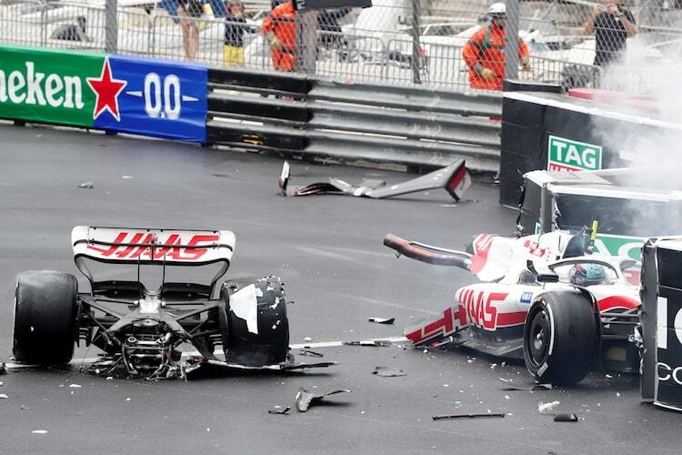 Der Wagen von Mick Schumacher wurde zerrissen
