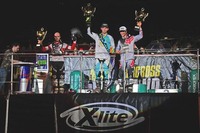 Final Podium SX1: Aubin, Bowers, Thury (v.l.)