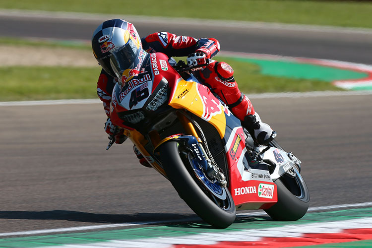 Jake Gagne am Freitag in Imola