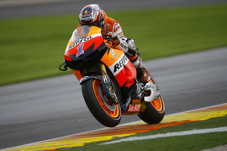 Casey Stoner 2012 mit der Nummer 1 bei Repsol-Honda