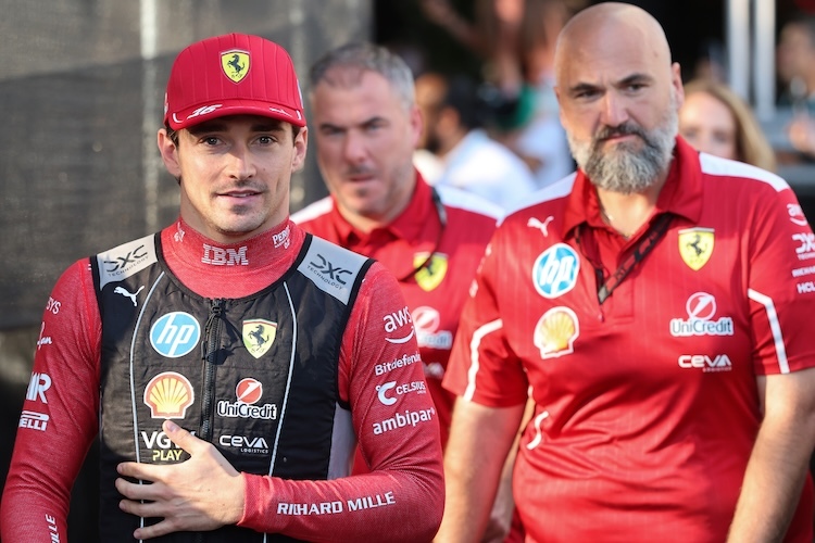 Charles Leclerc hatte in Mexiko gleich zwei Mal Glück