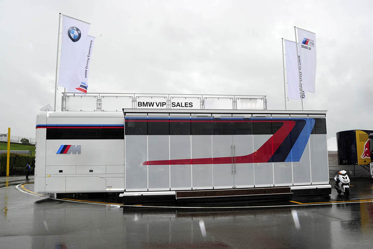 BMW-Hospitality im MotoGP-Paddock 2013: Einsam und verlassen