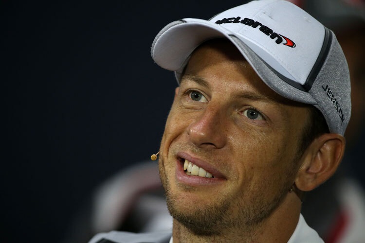 Jenson Button liegt nach einem Wespenstich flach