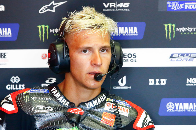 Fabio Quartararo ist in der Yamaha-Box im Moment nicht zufrieden