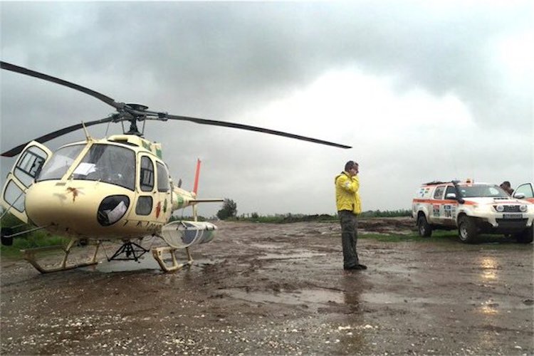 Bleiben die Helikopter am Boden kann am Boden nicht gefahren werden