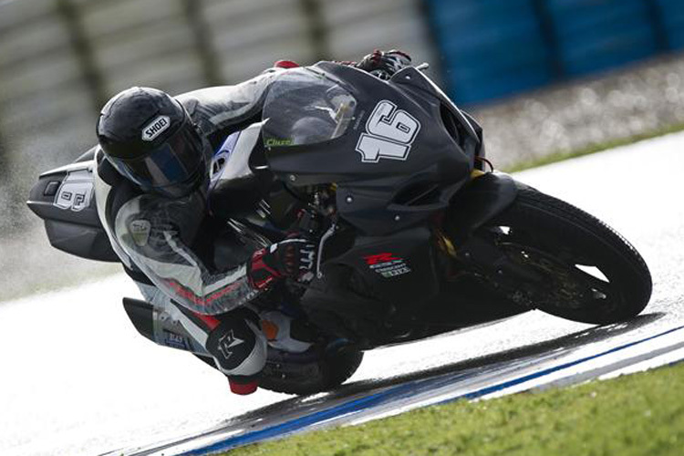 Jules Cluzel bei Testfahrten in Jerez