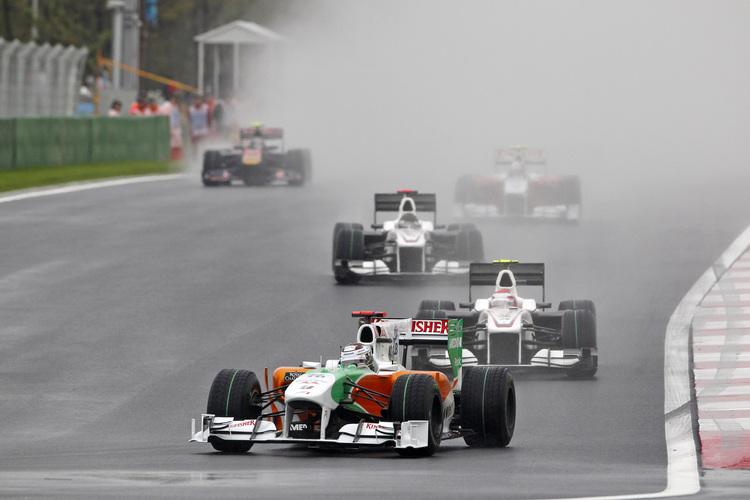 Adrian Sutil wird in Brasilien um fünf Plätze zurückversetzt