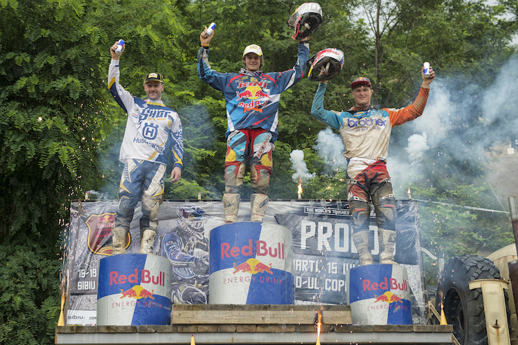 Die Top-3 der Red Bull Romaniacs 2014