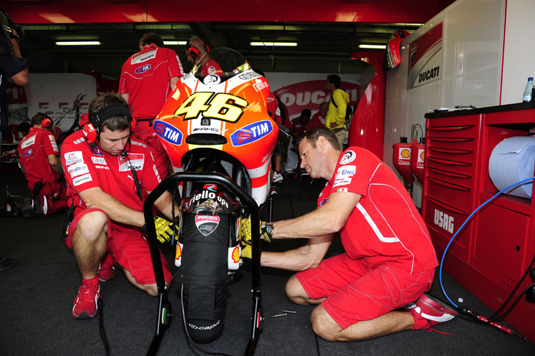 Das Ducati Team gibt nicht auf