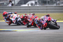 Jorge Martin vor Pecco Bagnaia und Marc Marquez