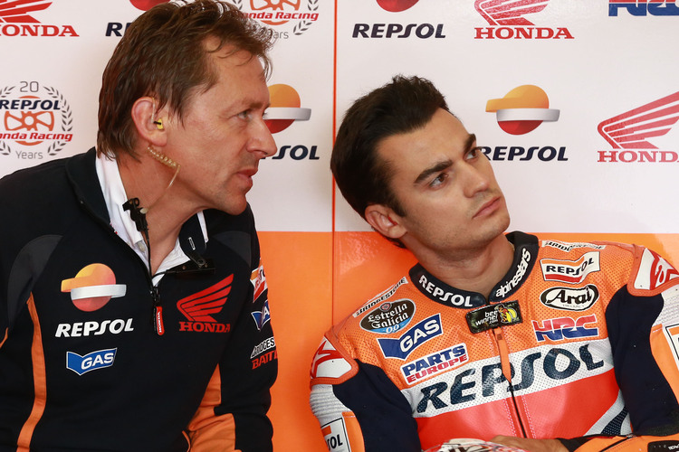 Mike Leitner mit Dani Pedrosa