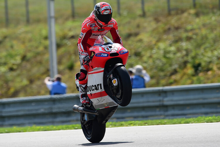 Andrea Dovizioso freut sich über Startplatz 2.