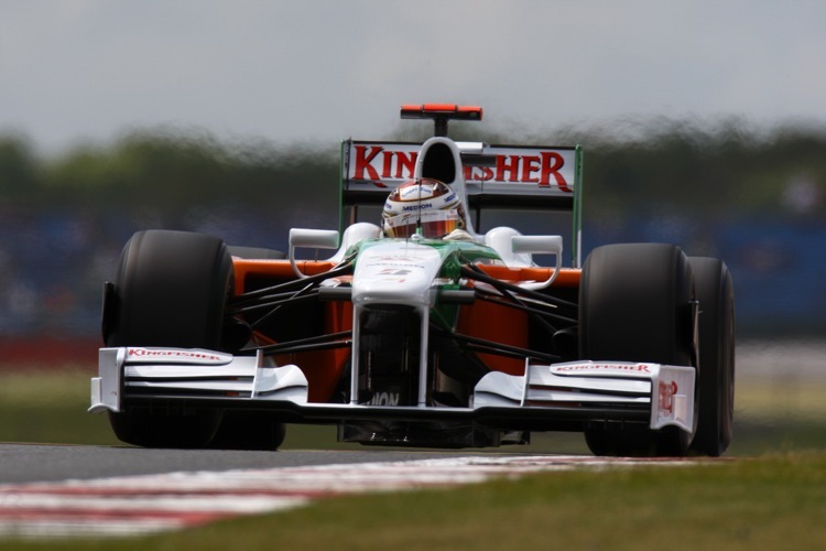 Adrian Sutil in Silverstone