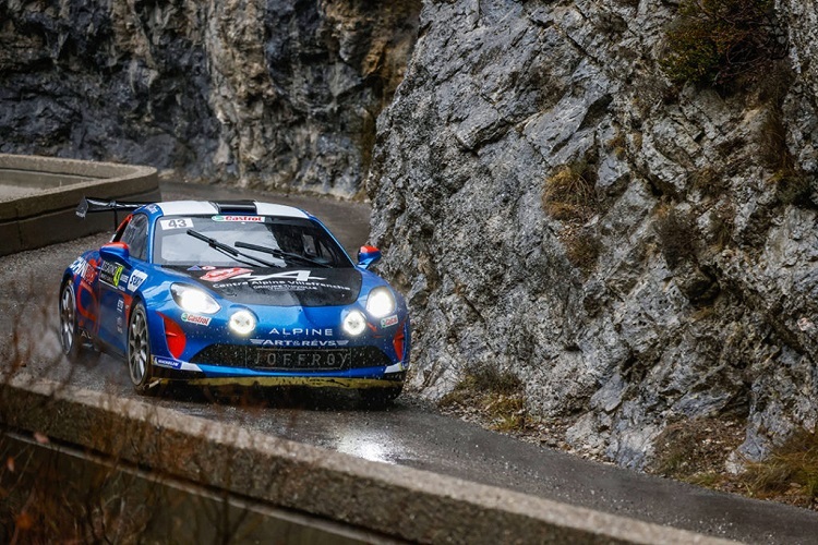 Manu Guigou bei der Rallye Monte Carlo