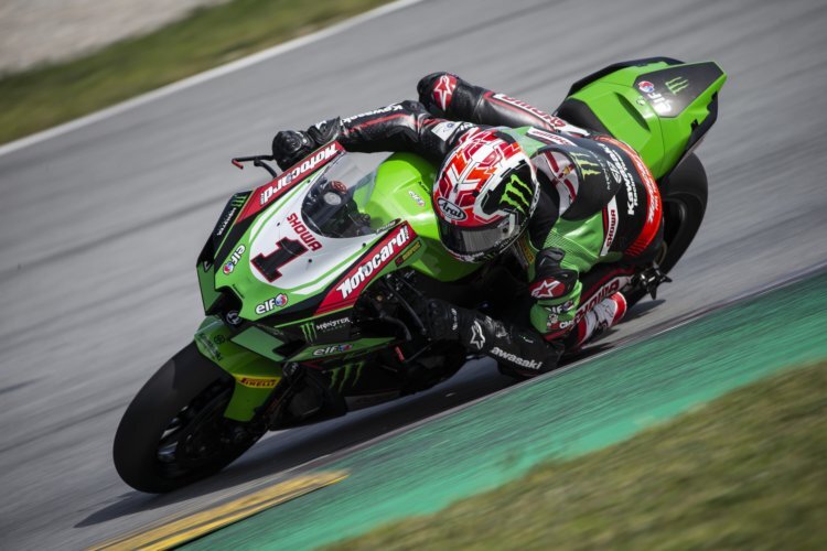 Jonathan Rea mit der neuen Kawasaki ZX-10RR