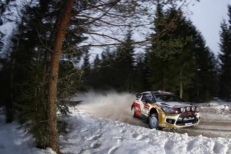 Mads Östberg beim Shakedown